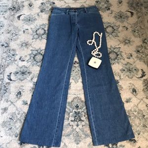 Chanel flared jeans French 34, US 0